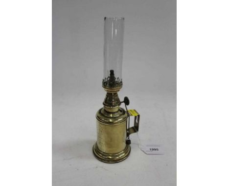 Small French Brass Oil Lamp- lampe feutree, Olympe