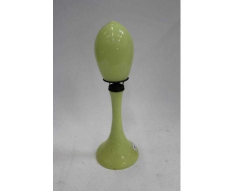 Stylish Art Deco yellow glass lamp and matching shadeCondition report: Good original condition and dating from the 1930s. No 