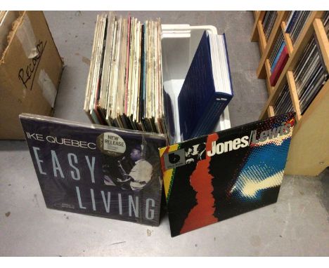 Jazz LP records, approx 40 on the Blue Note label, including Freddie Hubbard, Jimmy Smith, Lee Morgan and Hank Mobley, togeth