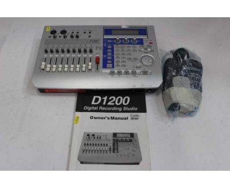 Korg D1200 digital recording studio with owner's manualCondition report: Unit appears in good order and has come from a decea