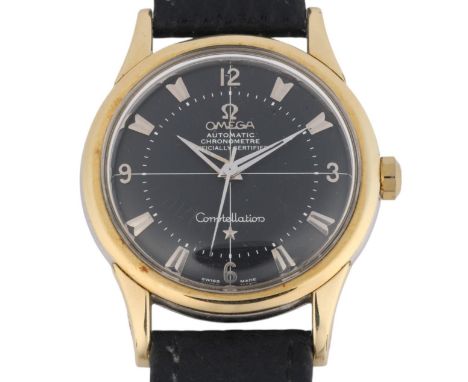 OMEGA - a Vintage gold plated stainless steel Constellation Chronometer automatic wristwatch, ref. 2852 13SC, circa 1958, bla