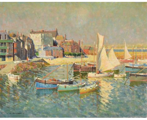 λ&nbspARTHUR HAYWARD (BRITISH 1889-1971) ST. IVES HARBOUR Oil on canvas Signed (lower left) 48.5 x 61cm (19 x 24 in.)Provenan
