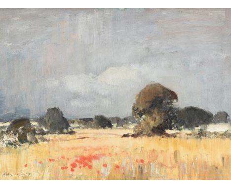λ&nbspEDWARD SEAGO (BRITISH 1910-1974) THE CORNFIELD  Oil on board  Signed (lower left) 45 x 60cm (17½ x 23½ in.)Provenance: 