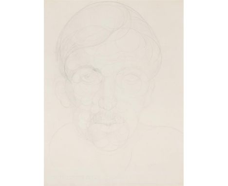 λ&nbspFELIX DE BOECK (BELGIUM 1898-1995) RÊVERIE - SELF PORTRAIT  Pencil  Signed (lower right) 36.5 x 27cm (14¼ x 10½ in.) Un