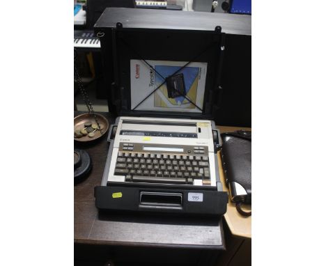 A Canon personal typewriter 