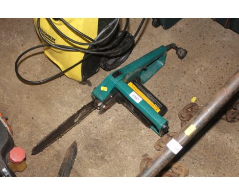 A Black &amp; Decker DN381 electric chainsaw lacking cable