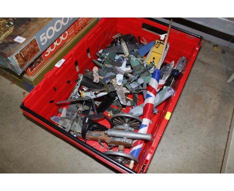 A quantity of model aeroplanes etc