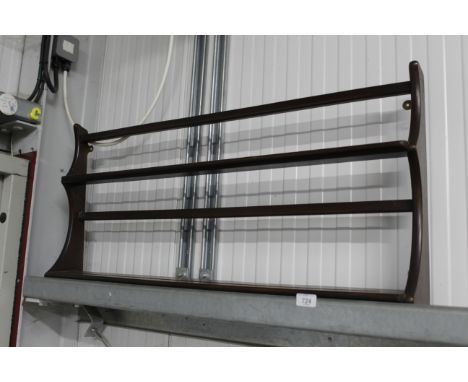 An Ercol plate rack 