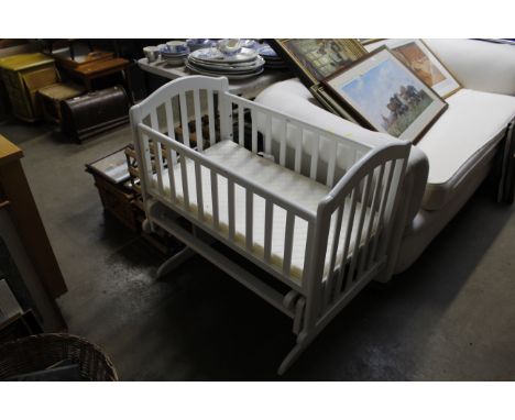 A child's cot