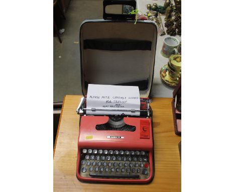 An Olivetti 22 typewriter