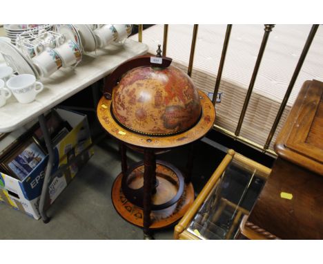 A globe drinks cabinet (AF)