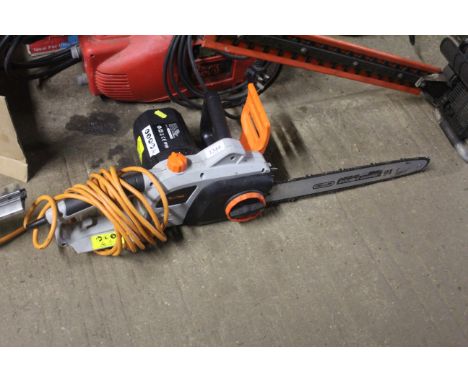 A VonHuas electric chainsaw