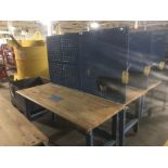 Blue Work Bench, Approx. 6ft. Long, Rigging Fee $20