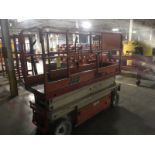 JLG Scissor Lift, Model #2033-F, Serial #0201040-49, Max Height 20ft., Rigging Fee $100