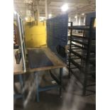 Blue Work Bench, Approx. 6ft. Long, Rigging Fee $20