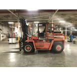 Kalmar Heavy Duty Fork Truck, Model #DCD 90-6, Serial #T331031031, Weight 14460 KG, Height 3500mm