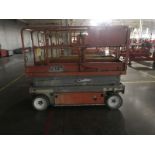 JLG Scissor Lift, Model #2033-F, Serial #C20040254, Max Height 20ft, Capacity 750 lbs, Rig Fee $100