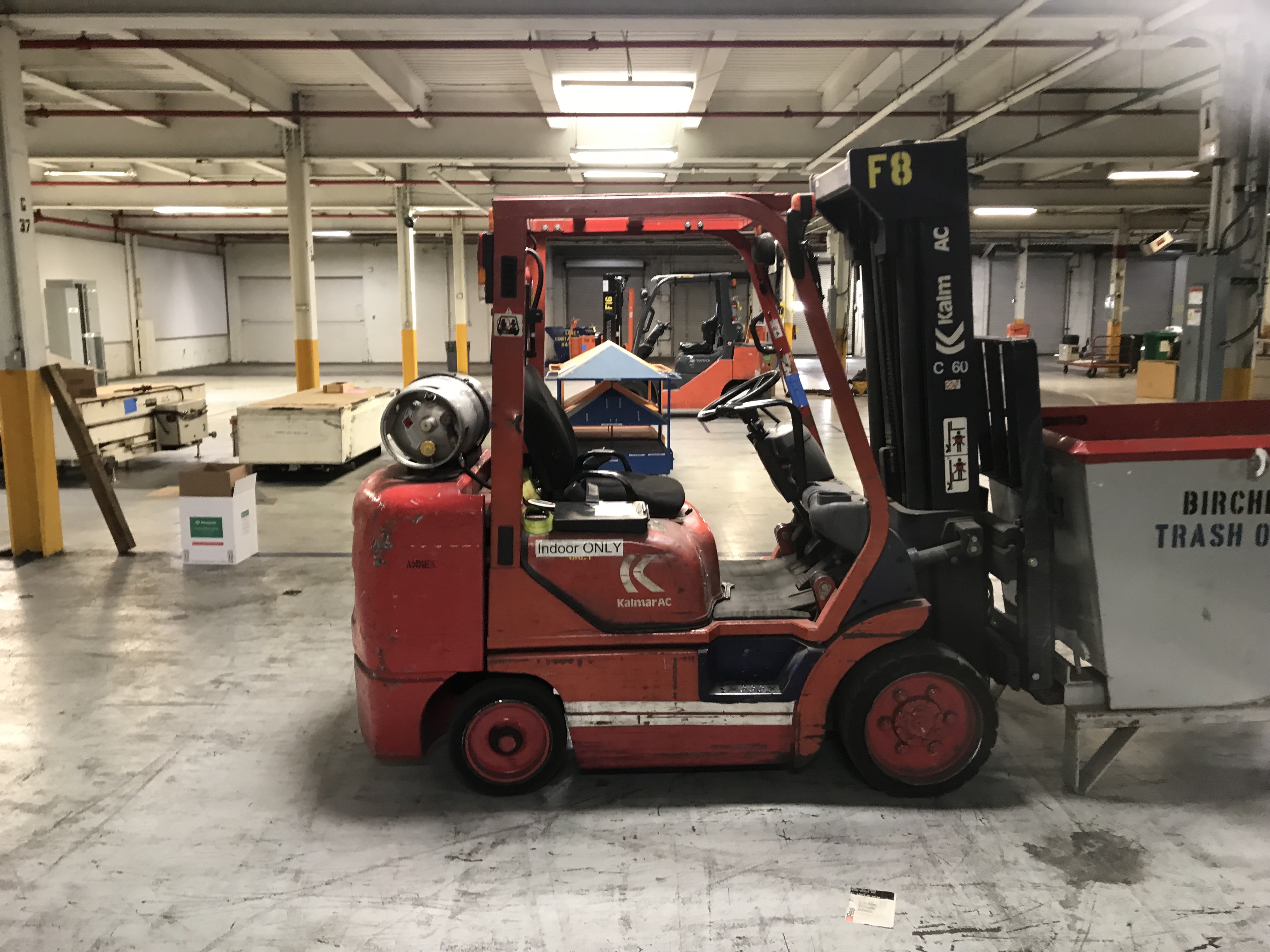 Kalmar Forklift, Model C60BXH, Serial 011459A, 5550 lbs Capacity
