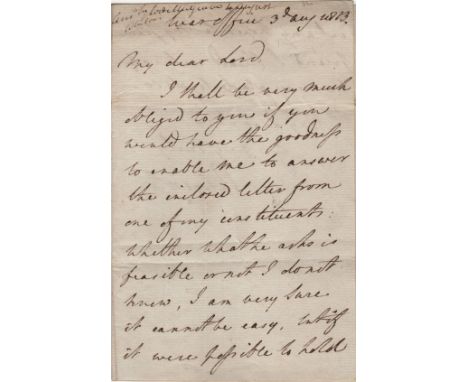  BRITISH PRIME MINISTERS: Small selection of A.Ls.S. by three British Prime Ministers, all of whom served under Queen Victori