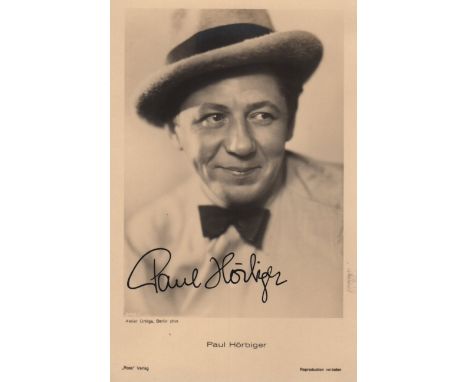 THIRD MAN THE: Small selection of signed postcard photographs (most vintage) and a signed album page by various film actors w