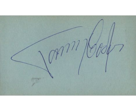 AUTOGRAPH ALBUM: An autograph album containing over 80 signatures by various film and stage actors, popular singers and other