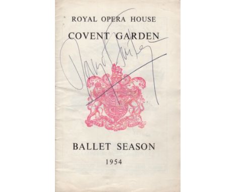 BALLET: Selection of vintage signed printed 8vo programmes and 4to magazines (2) by various ballet dancers including Margot F
