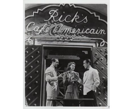 CASABLANCA: Ingrid Bergman (1915-1982) Swedish Actress, Academy Award winner. One of Bergman's most famous roles was as Ilsa 