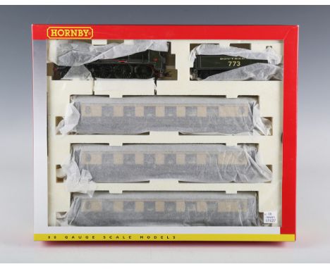 A Hornby gauge OO R.2797M The White Pullman train pack, boxed with instructions and certificate, all items in tissue wrapping