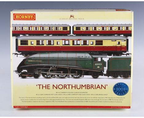 A Hornby gauge OO R.2435 The Northumbrian train pack, boxed with instructions and certificate, all items wrapped in tissue (b