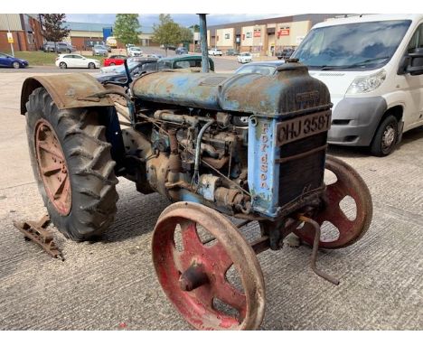 Fordson Model N Tractor, unused for many years and requiring total restoration, this tractor appears to be complete and would