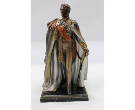 Unusual Royal commemorative table lighter in the form of Edward VIII, 22cm in height
