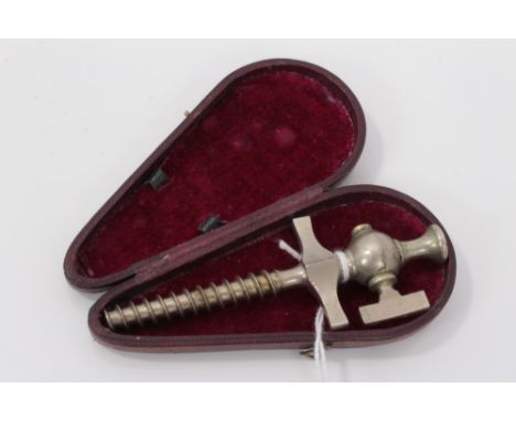 Vintage Champagne tap in case