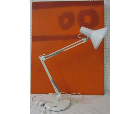 A Danish angle poise type lamp, 65 cm high approx 