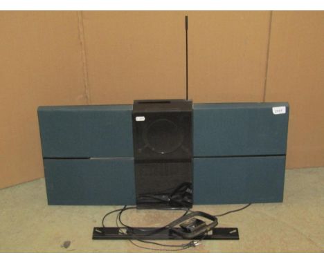 A Bang &amp; Olufsen wall mounted cd and cassette player, type number 2652 - November 1994, serial number 11003088, aerial an