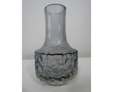 Whitefriars - Slate glass baluster vase, 18cm high 