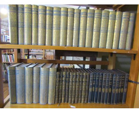 The Waverley Novels, published by Macmillan &amp; Co in twenty four volumes, published 1925, The Works of John Galsworthy, Gr