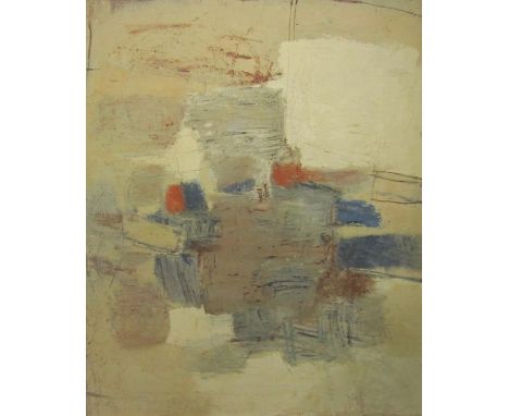 George Fredericks (1929-2006) - Abstract thick impasto study, unsigned, work on board, 112 x 91cm, framed 