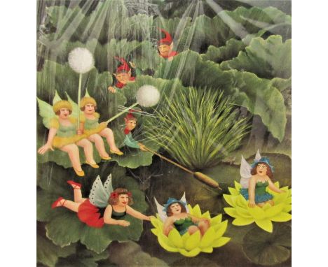 Beryl Cook (1926-2008) - 'Fairies and Pixies', signed, limited 415/650 colour lithograph, 41 x 41cm, unframed 