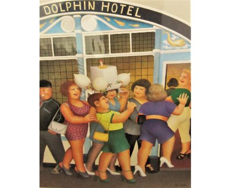 Beryl Cook (1926-2008) - 'Hen Night', signed, limited /850 colour lithograph, 47 x 38cm, unframed 