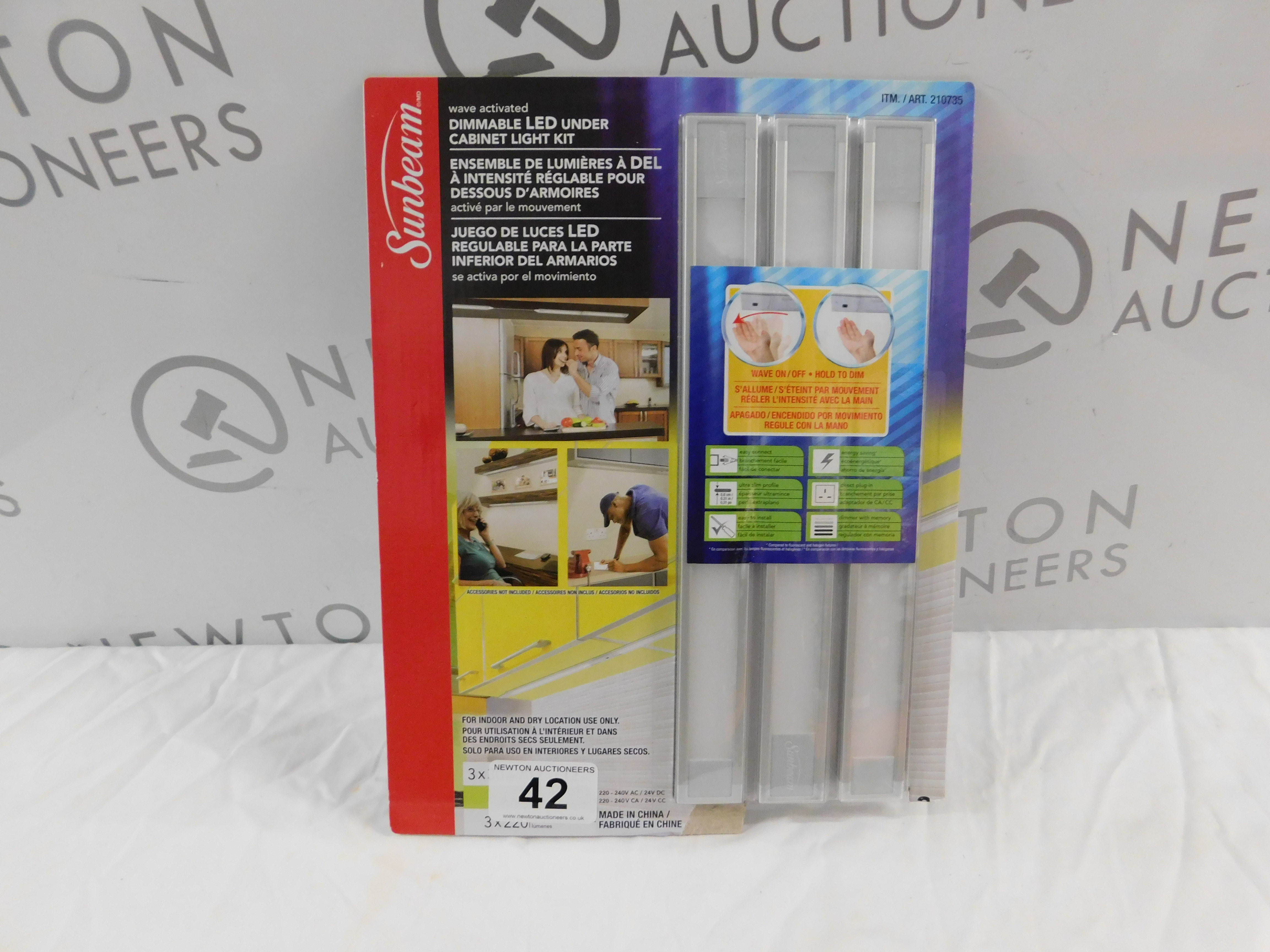 1 PACK OF SUNBEAM DIMMABLE LED UNDER LIGHT KIT RRP £42.99