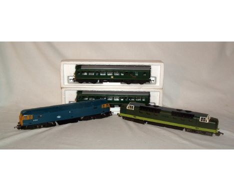 HORNBY/LIMA 2 x Diesel Locomotives and a DMU - Hornby R157/158 Met Cam 2 Car DMU (presents as Excellent in a Poor Box - servi