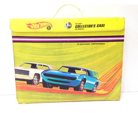 Mattel Hot Wheels Carry Case, containing 35 x Matchbox and Hot Wheels models, mostly F-G. 