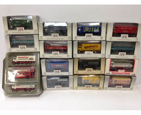 15 x EFE (Exclusive First Editions) commercial diecast models, appear M and boxed. 