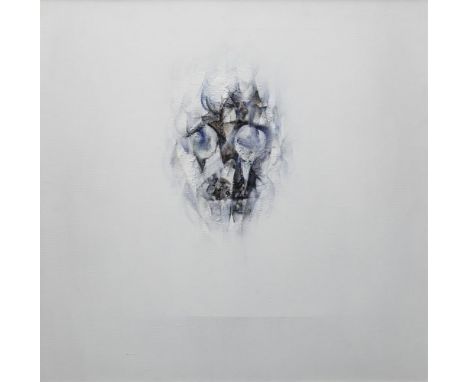 Louis le Brocquy HRHA (1916-2012)Image of James Joyce (Opus 424)Oil on canvas, 70 x 70cm (27½ x 27½'')Signed verso and dated 