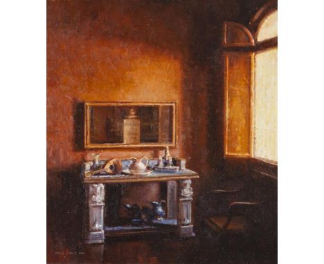 Mark O'Neill (b.1963)Amber Light Oil on board, 50 x 45.5cm (20 x 18)Signed and dated 2000Provenance: Dublin, The Frederick Ga