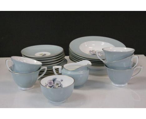 Small collection of Royal Worcester Dinnerware in "Woodland" pattern