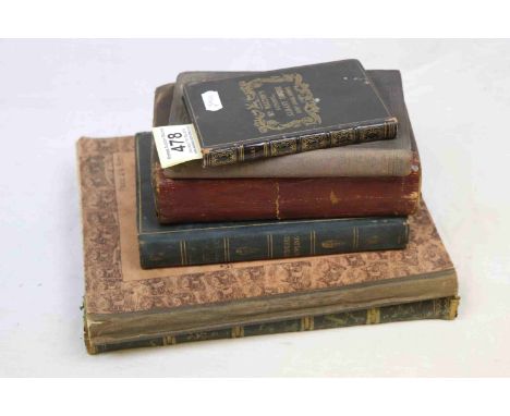 Six Books including 18th century Book, Two 19th century Punch Books, Two 19th century Mr Walton's School Books and one other 