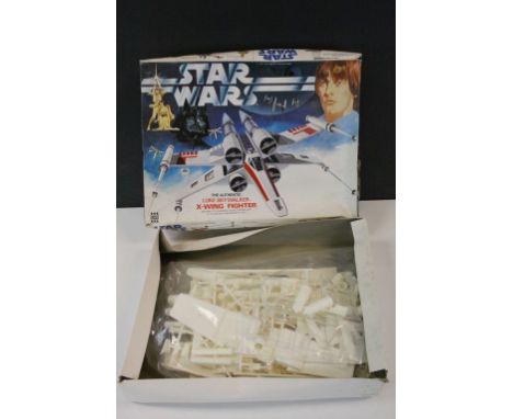 Original 1970's Boxed Star Wars ' The Authentic Luke Skywalker X-Wing Fighter ' Scale Model Kit, made by Denys Fisher