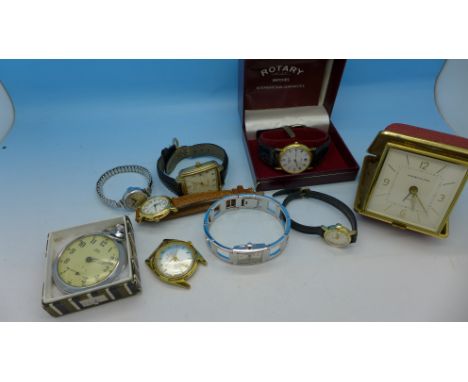 A Rotary wristwatch, Services wristwatch, pocket watch, etc.