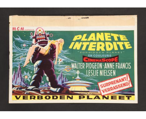 FORBIDDEN PLANET (1956) - Belgian Affiche, 1956Bidding for this lot will end on Thursday 8th February. The auction will begin